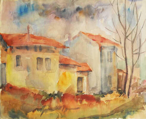 Трошин Николай Степанович. Дома на рассвете